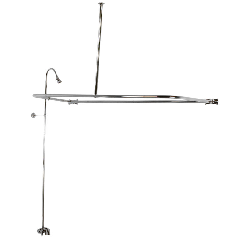 Kingston Brass Vintage ConvertToShower Double Handle Wall Mounted
